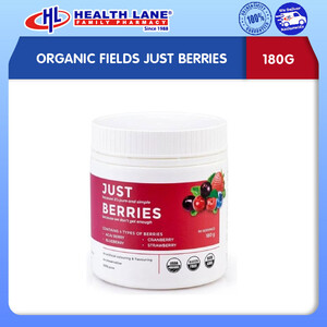 ORGANIC FIELDS JUST BERRIES 180G